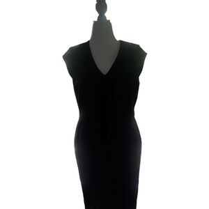 Ann Taylor Suiting Separates Black & White Bird’s Eye Sheath Dress